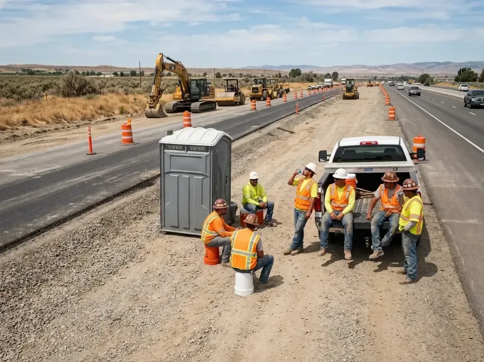 highway-road-construction-crew-007 — frequently asked questions, Porta Potty and Restroom Rentals in Ixonia, WI